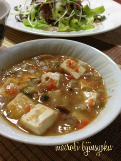 マクロビオティックのベジ麻婆豆腐